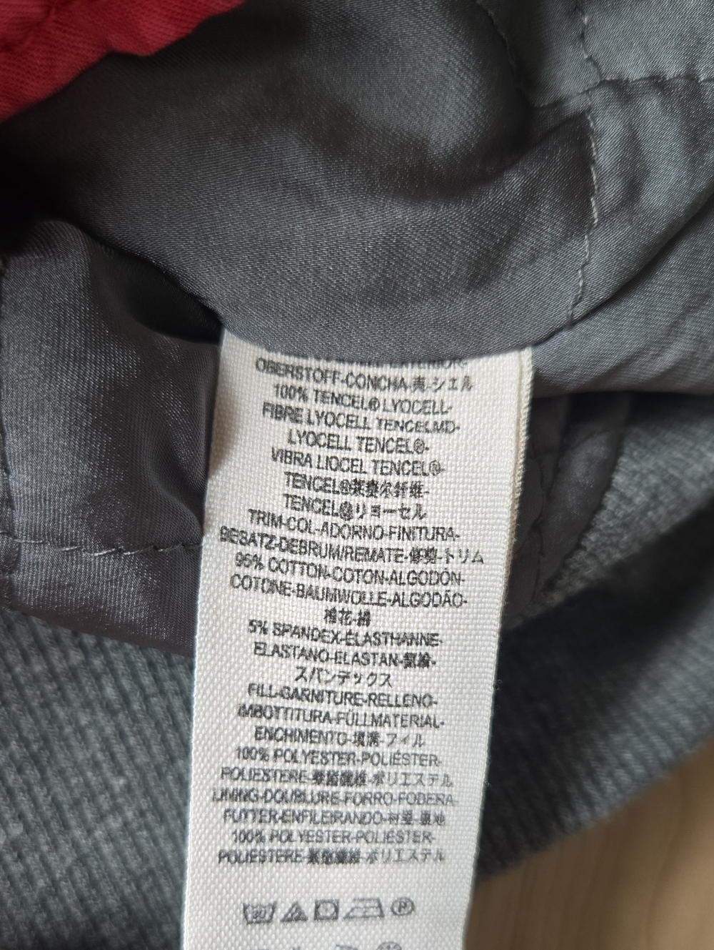 Free People Printed Bomber Jacket, Pink/Grey, Size Small - Picture 4 of 5